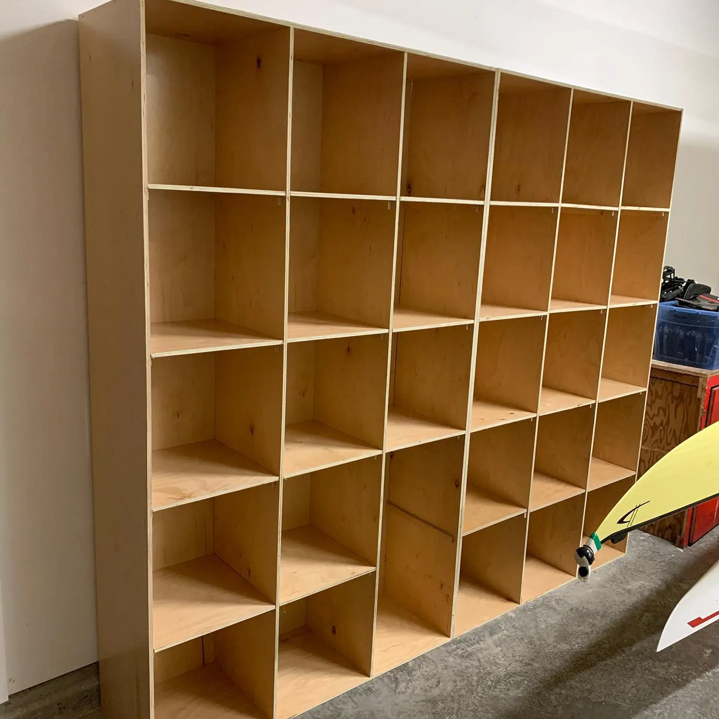 custom-built shelving solution